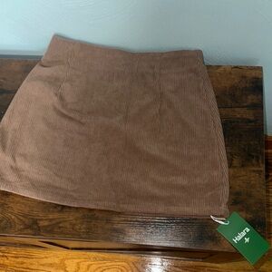 HALARA Brown Mini Skirt